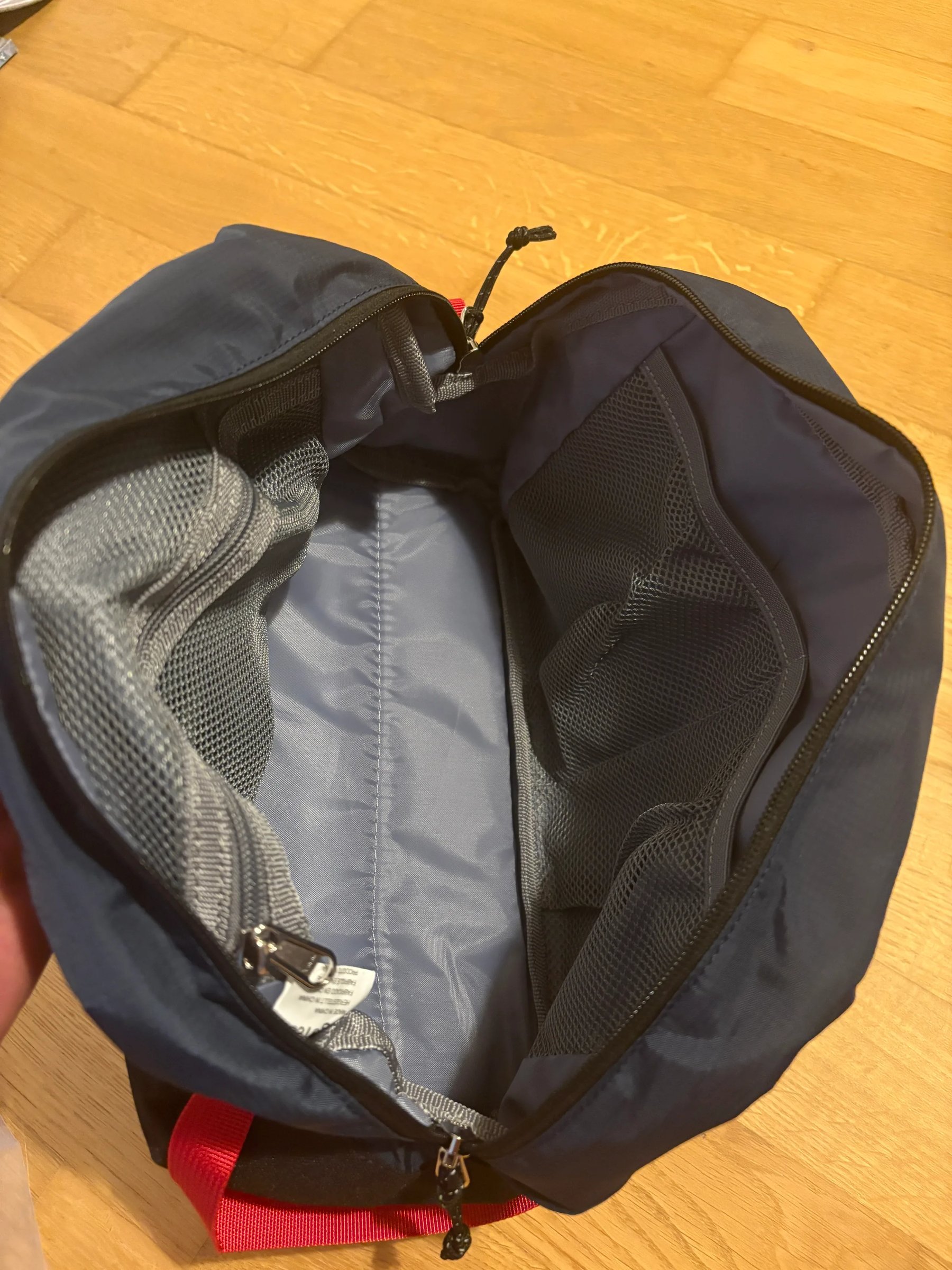 TPU waterproof pocket opened up